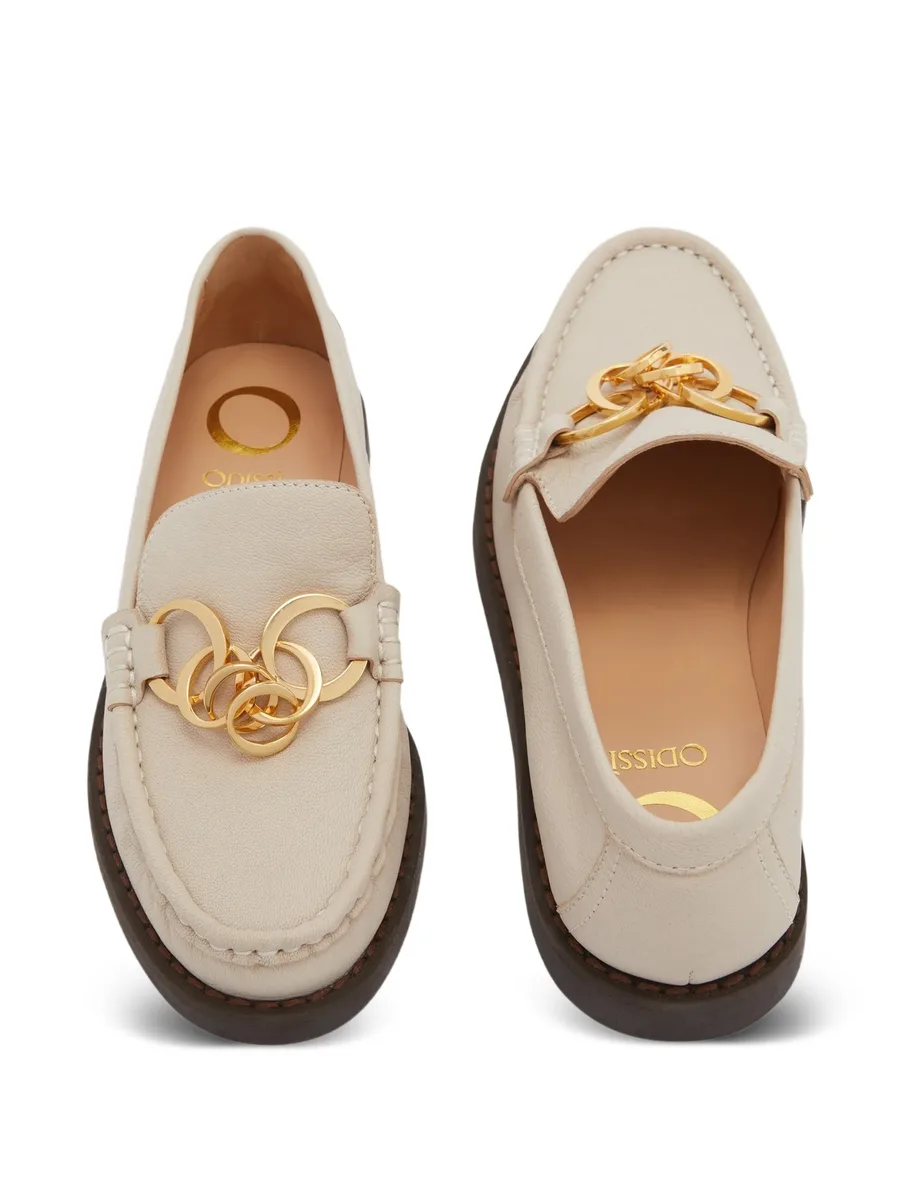 Jane leather loafers 5