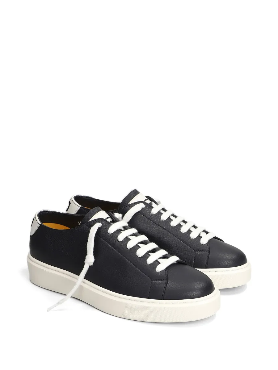 pebbled-leather sneakers 3