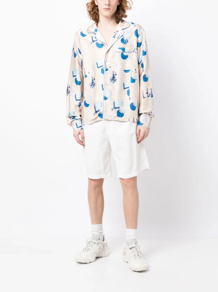 Beach graphic-print shirt 3