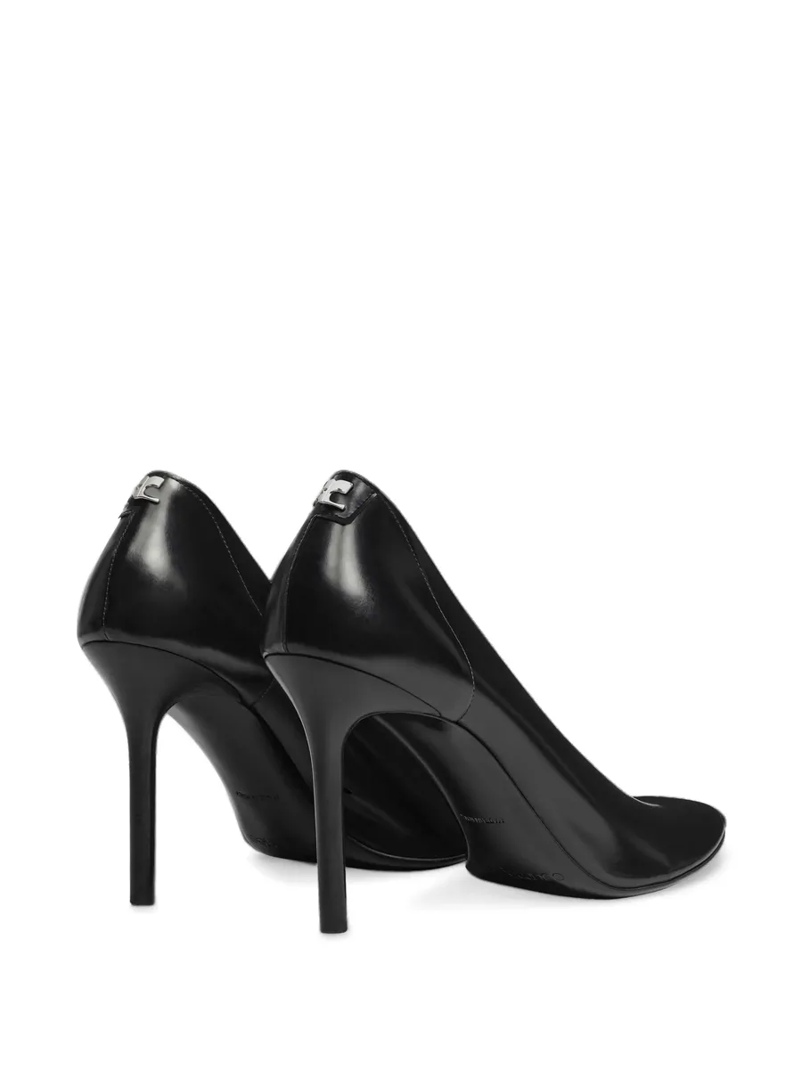 100mm translucent pumps 6