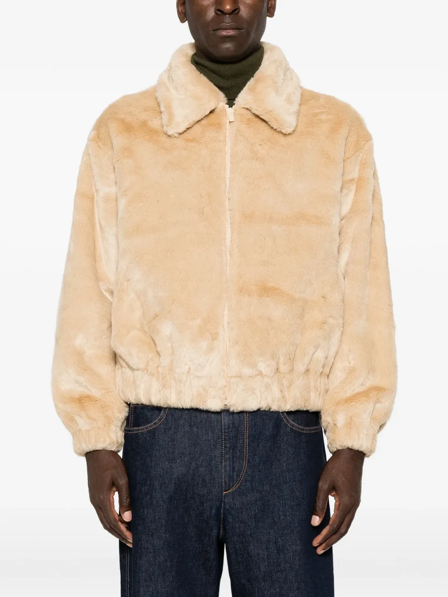 Not From Paris Madame faux-fur coat 3