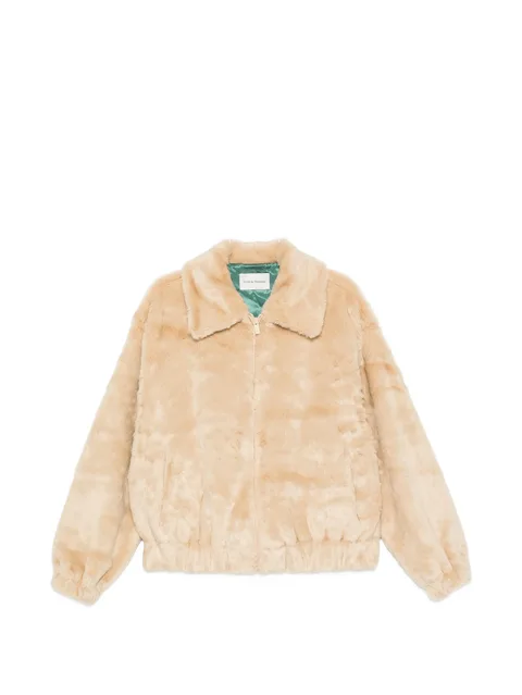 Not From Paris Madame faux-fur coat