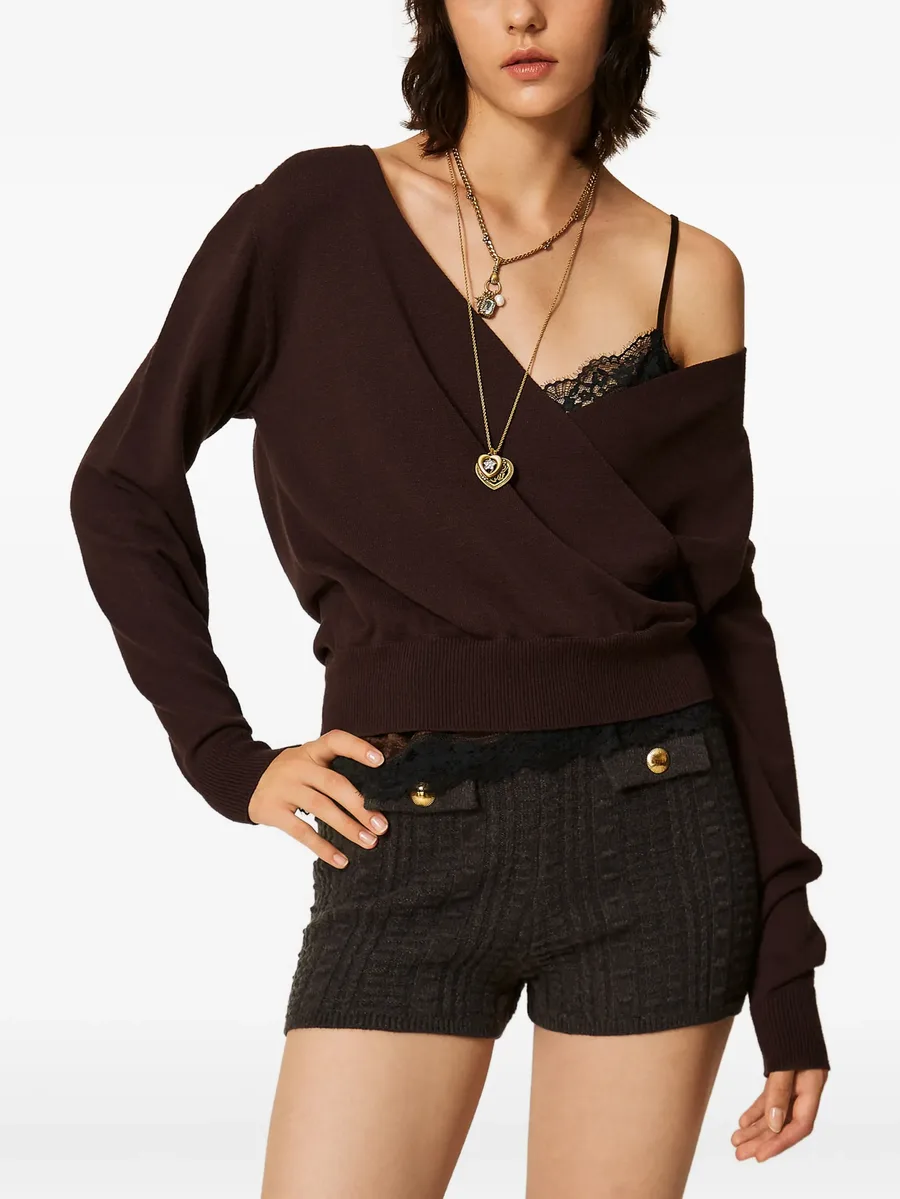 viscose-blend crossover jumper 2
