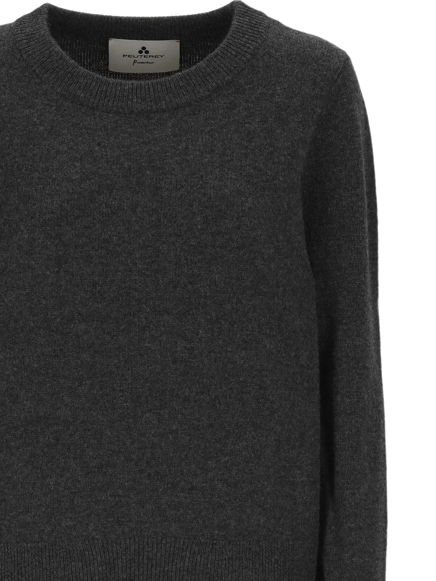 ribbed-trim crew-neck sweater 3