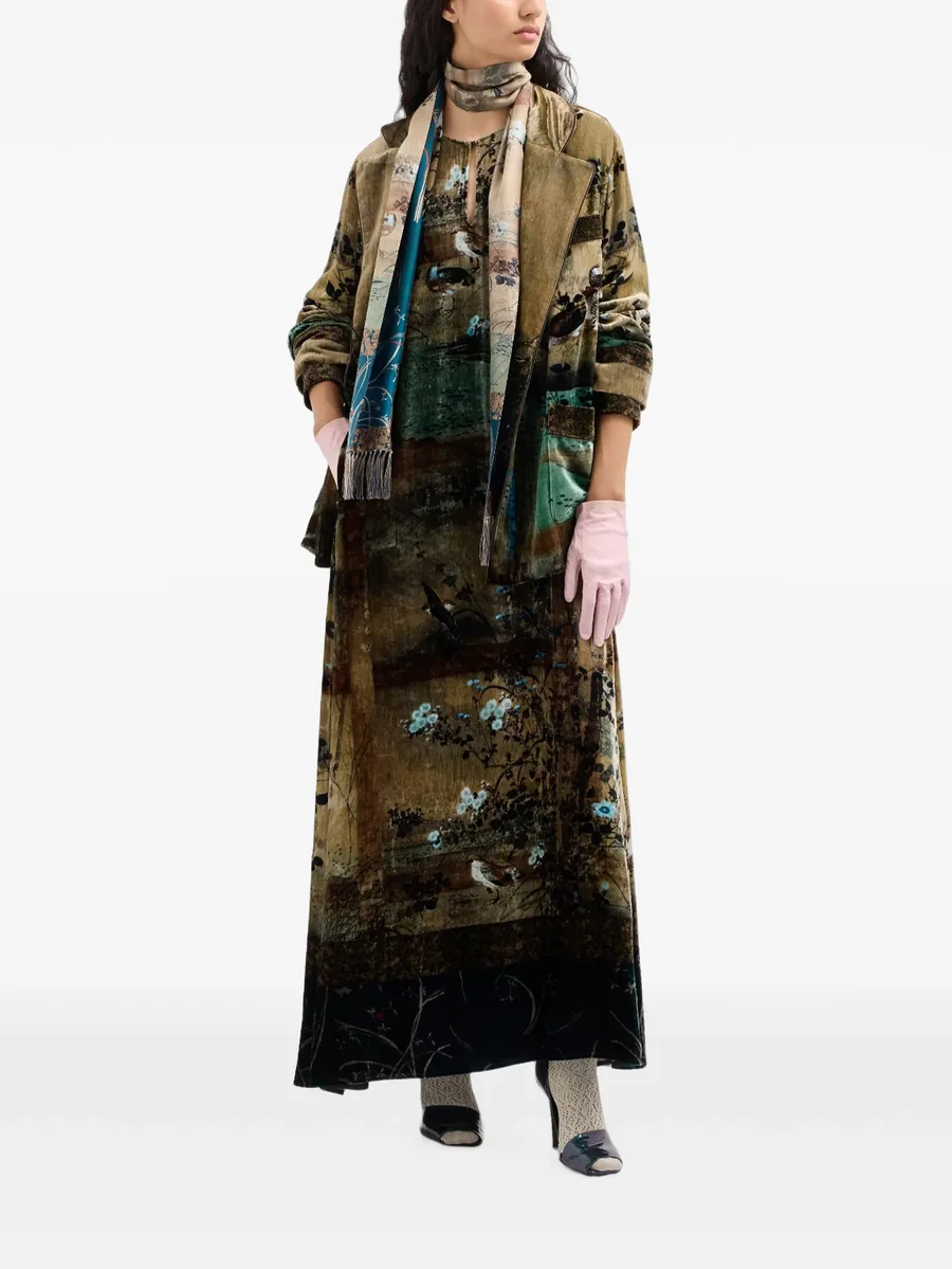 Kanpur landscape-print blazer 3