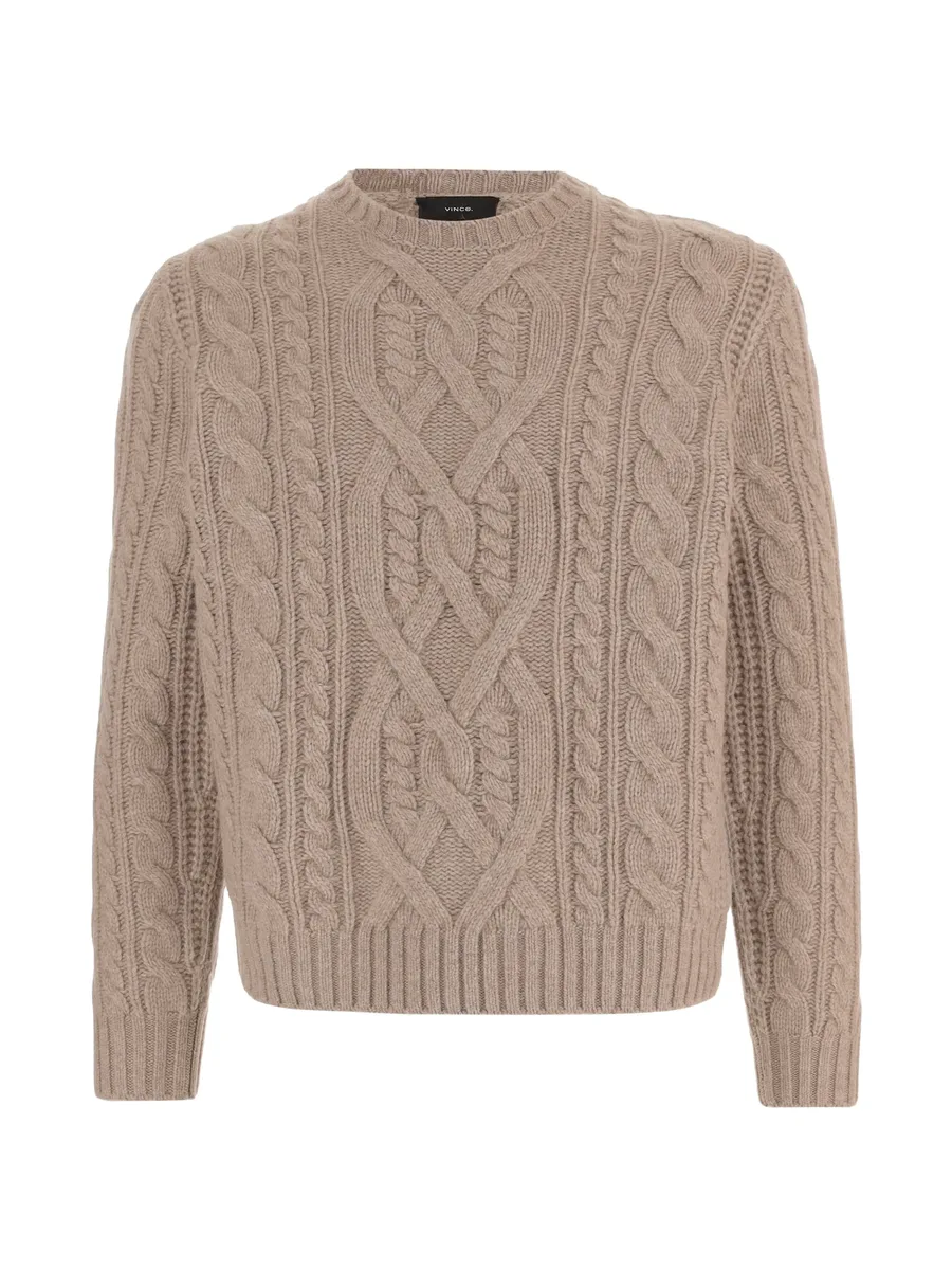 cable-knit sweater 1