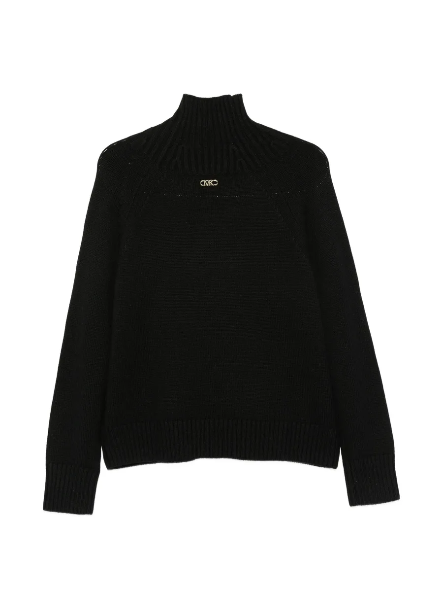 high-neck raglan-sleeve sweater 2