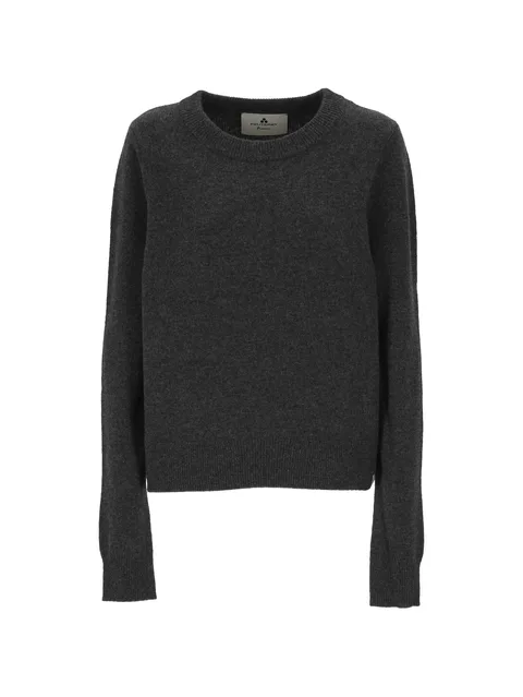 ribbed-trim crew-neck sweater
