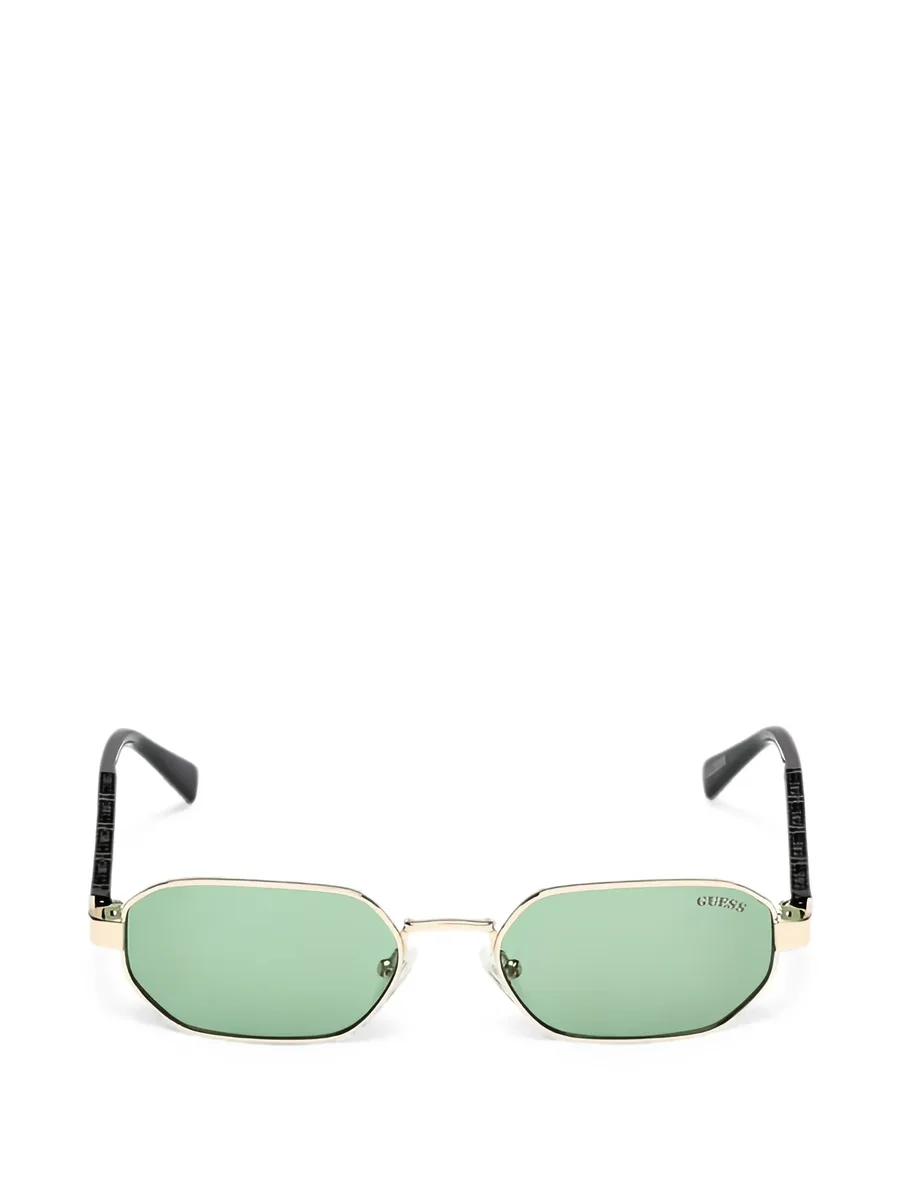 geometric full-rim sunglasses 1