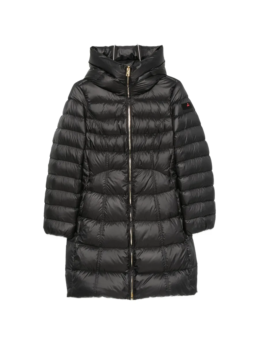 quilted hooded coat 1
