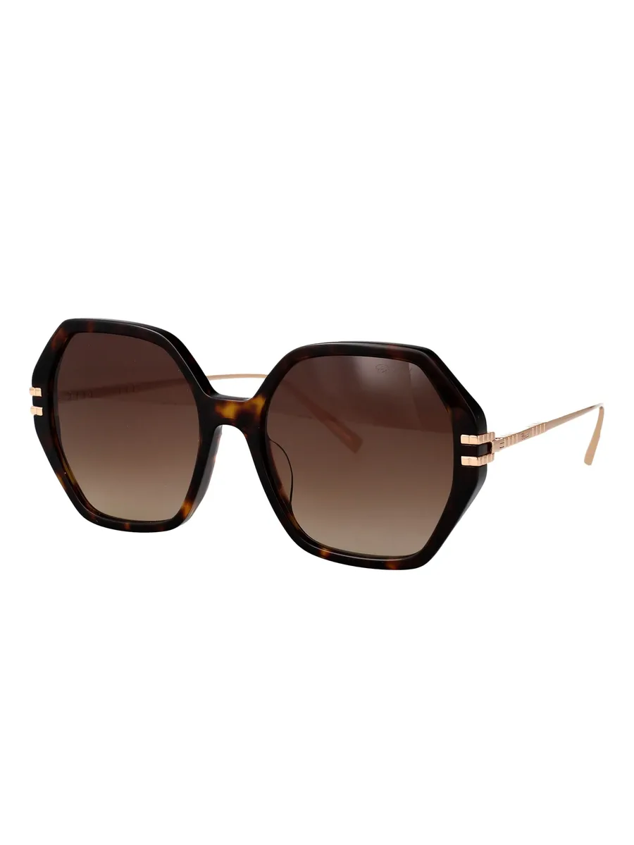 солнцезащитные очки в геометричной оправе 3
