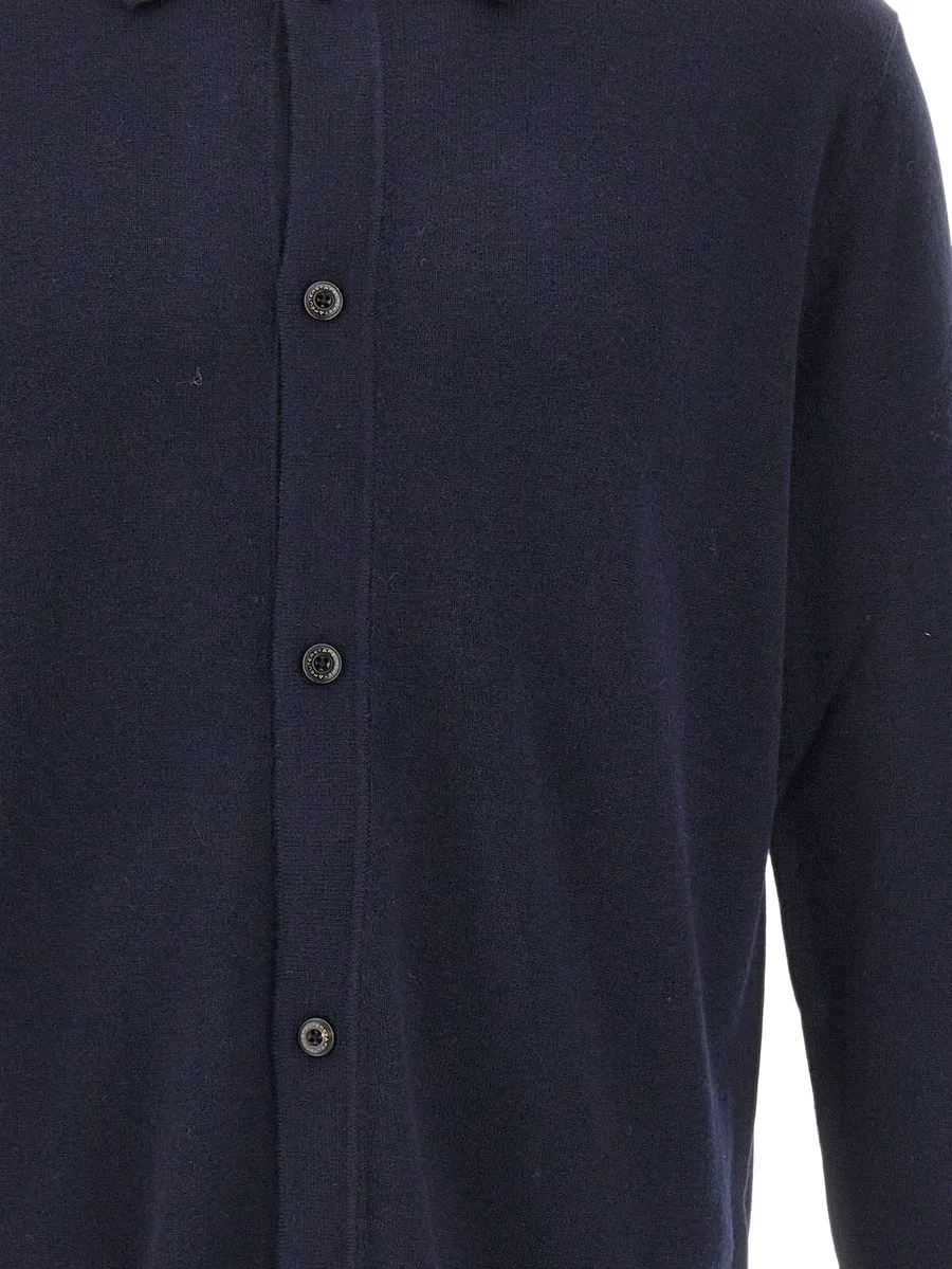Trilogy-logo button-up cardigan 5
