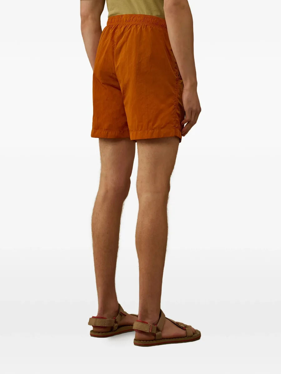 Eco-Chrome R logo-patch swim shorts 7