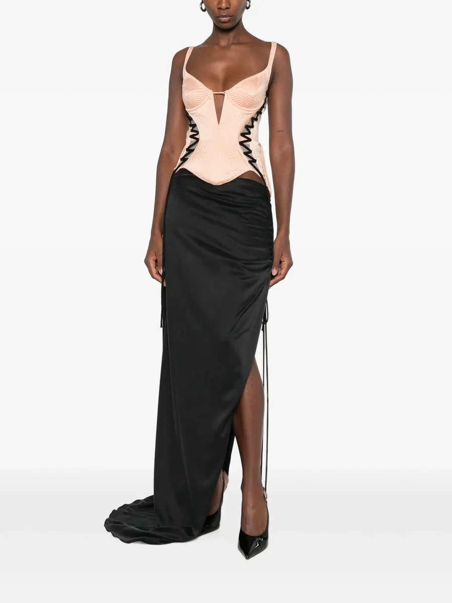 Sakura lace-up corset dress 2