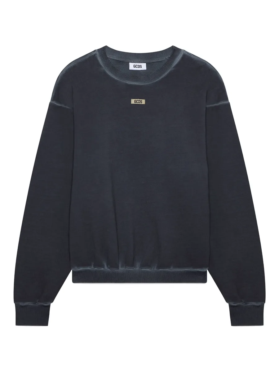 logo-patch sweatshirt 1