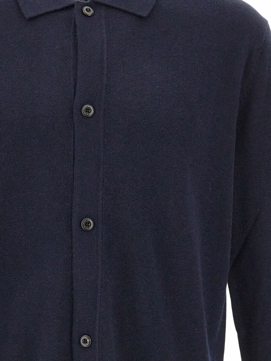 Trilogy-logo button-up cardigan 4