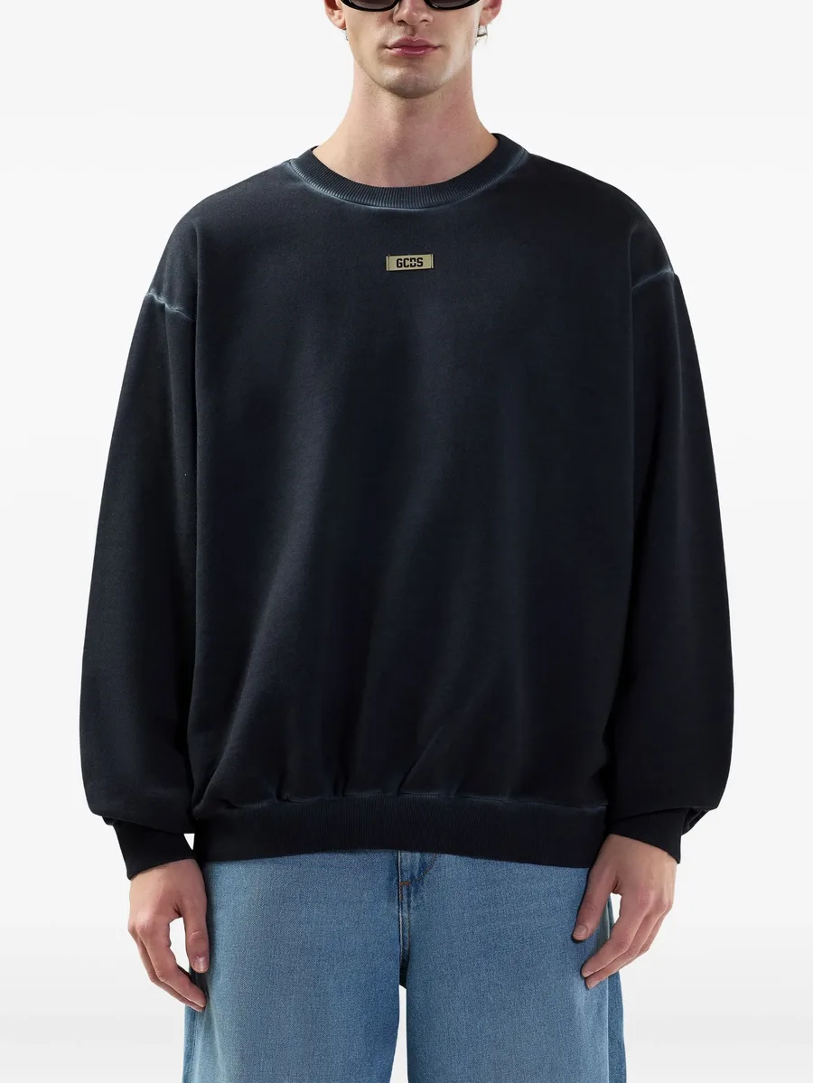 logo-patch sweatshirt 5