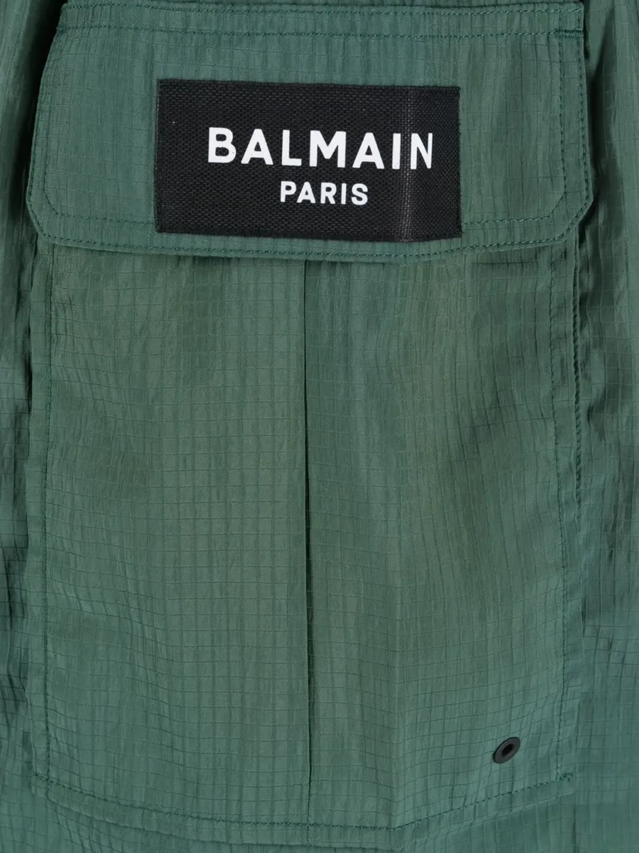 logo-patch drawstring swim shorts 5