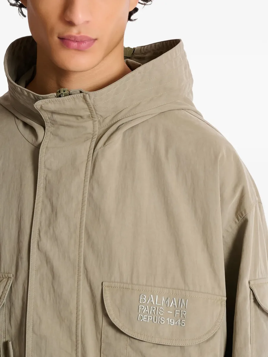 multi-pocket hooded jacket 12