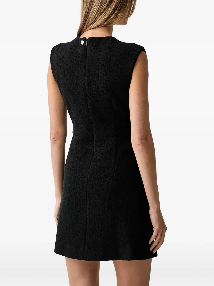 bouclé-knit sleeveless mini dress 3