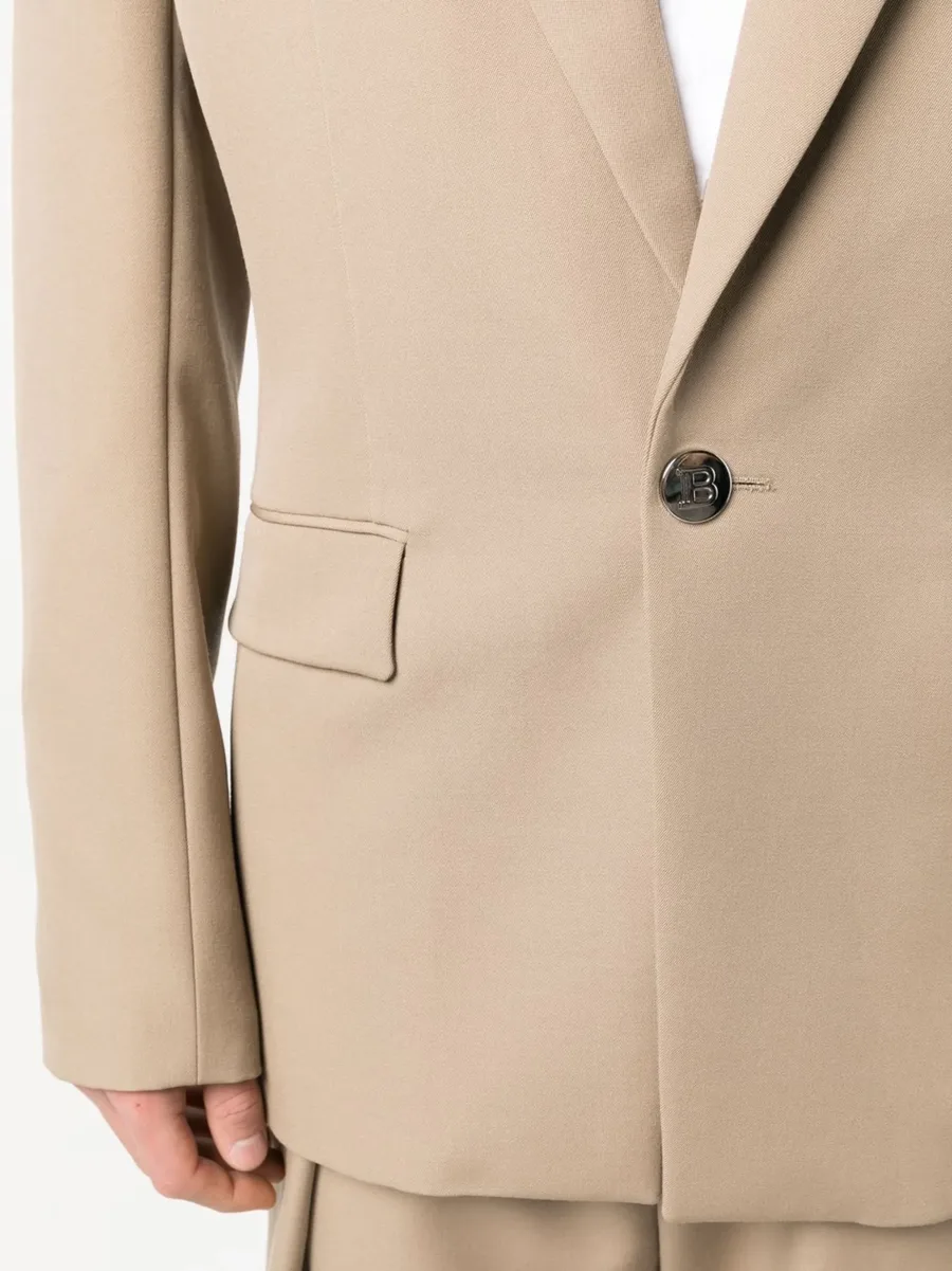 single-breasted wool suit jacket 9