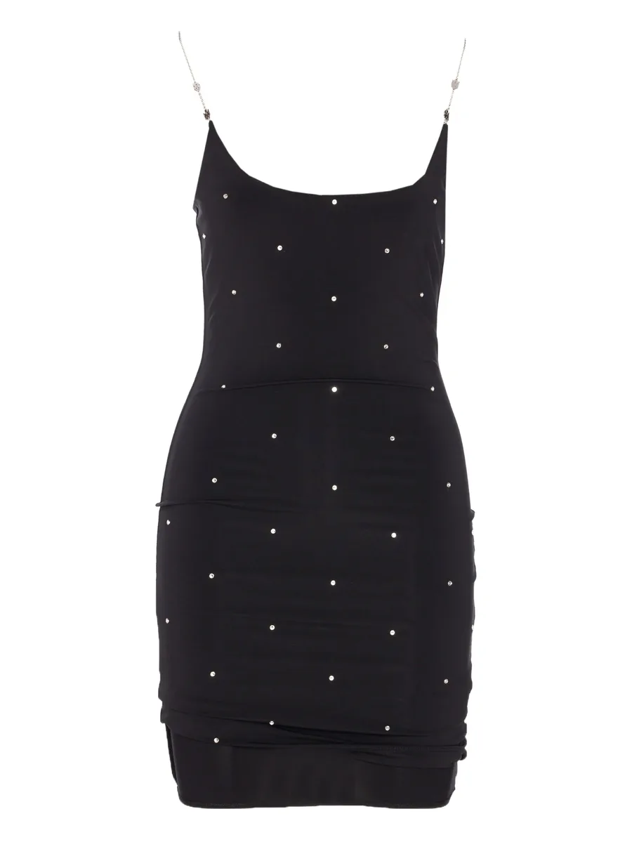crystal-embellished mini dress 2