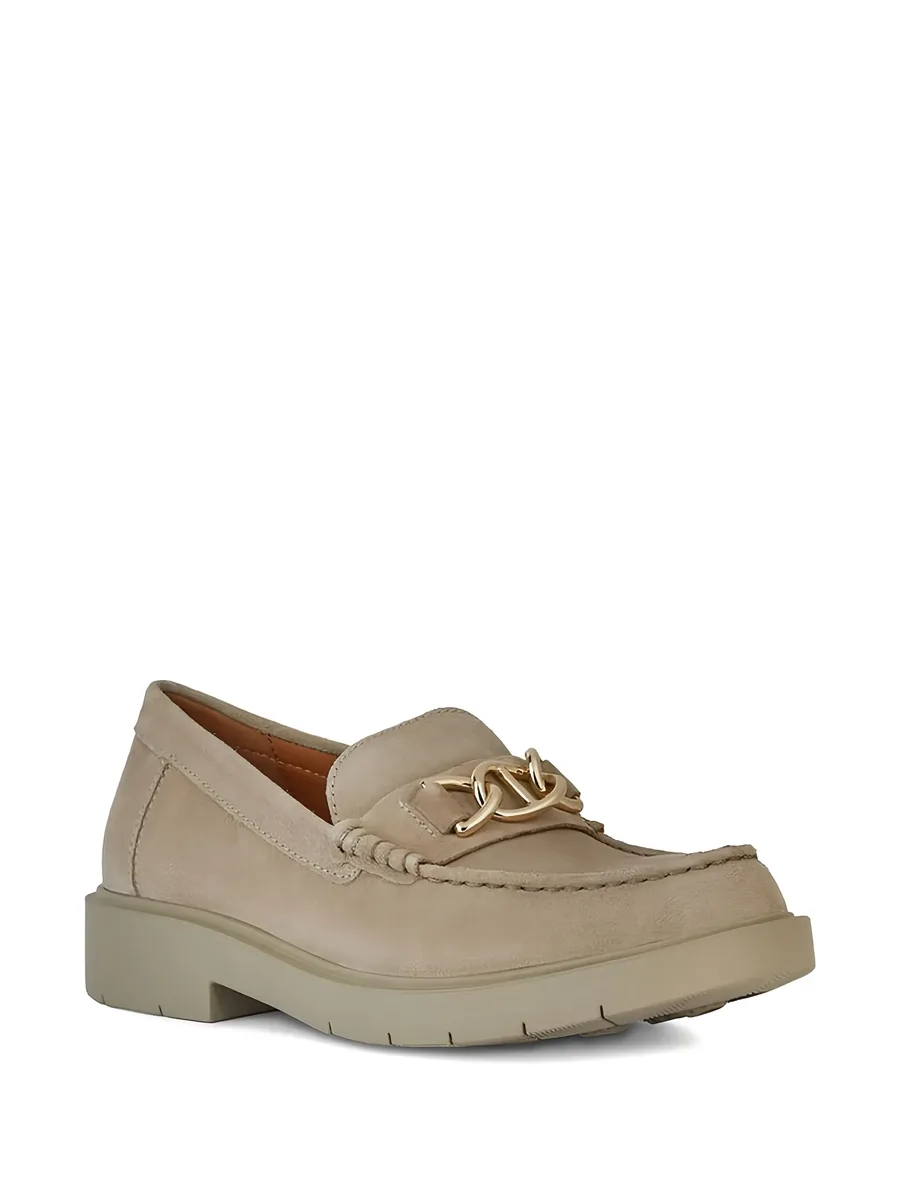 Spherica chain-link suede loafers 4