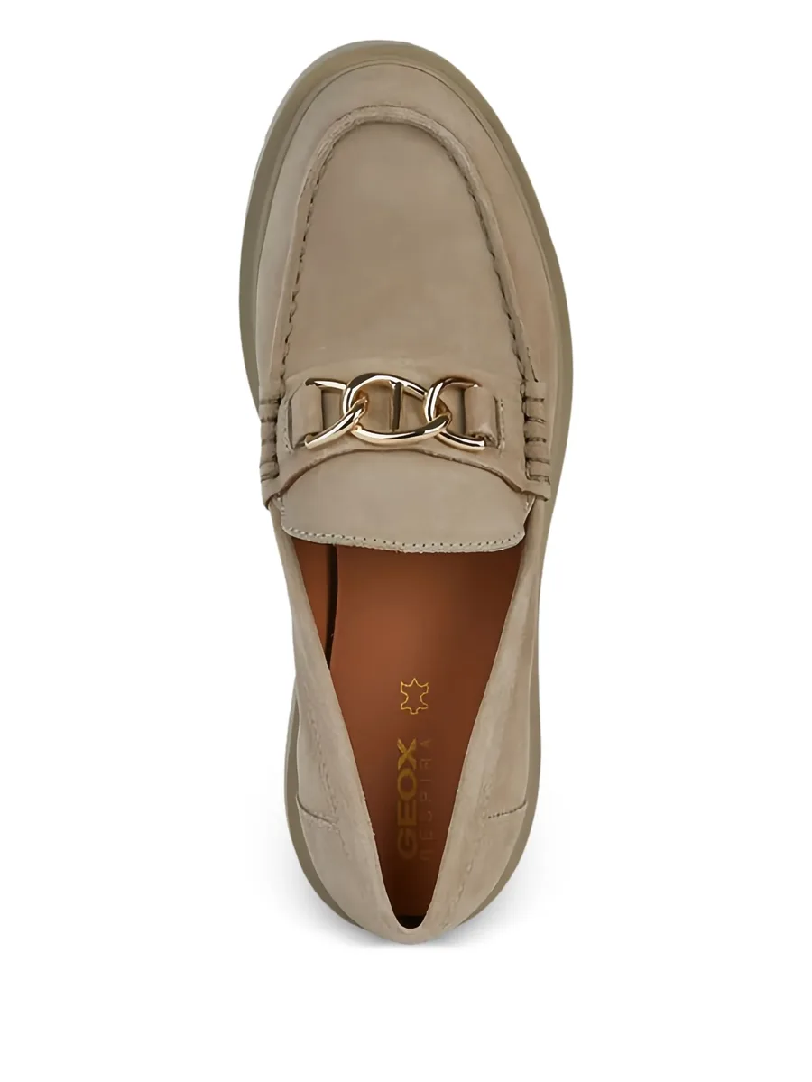 Spherica chain-link suede loafers 9
