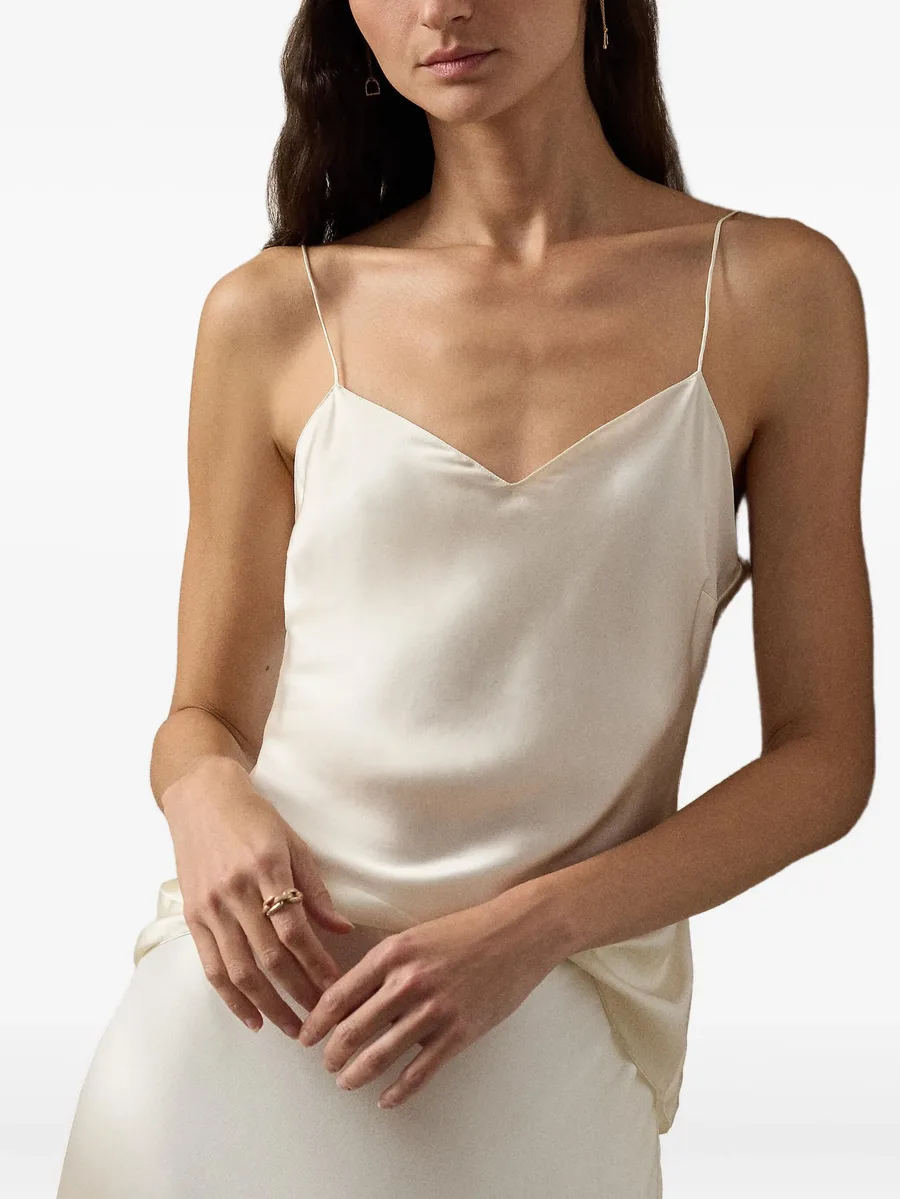 Annelia V-neck spaghetti-straps tank top 5