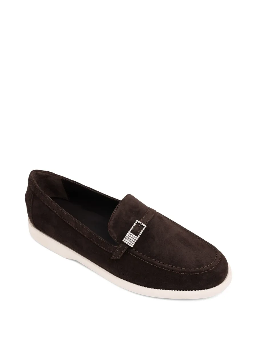 Yacht crystal-buckle loafers 3