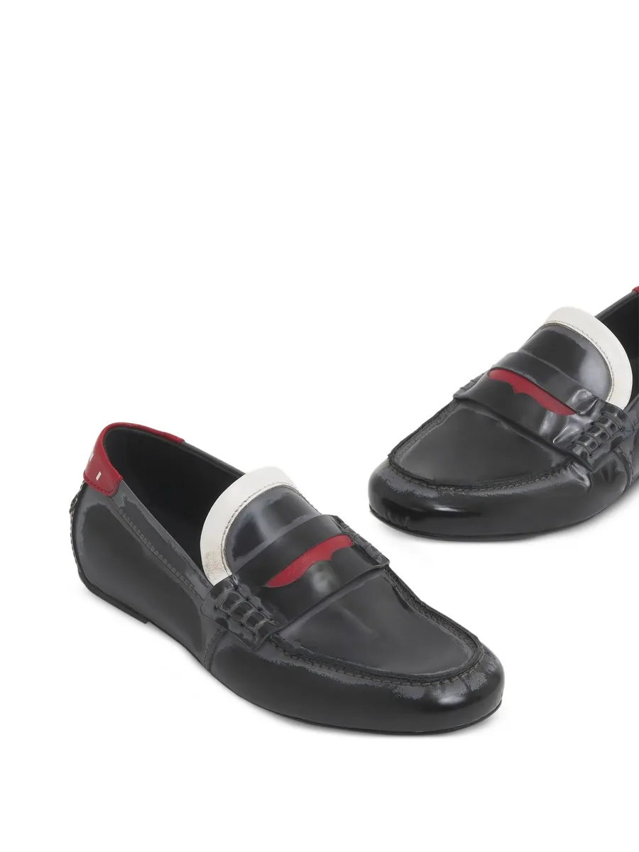 penny-strap leather loafers 4