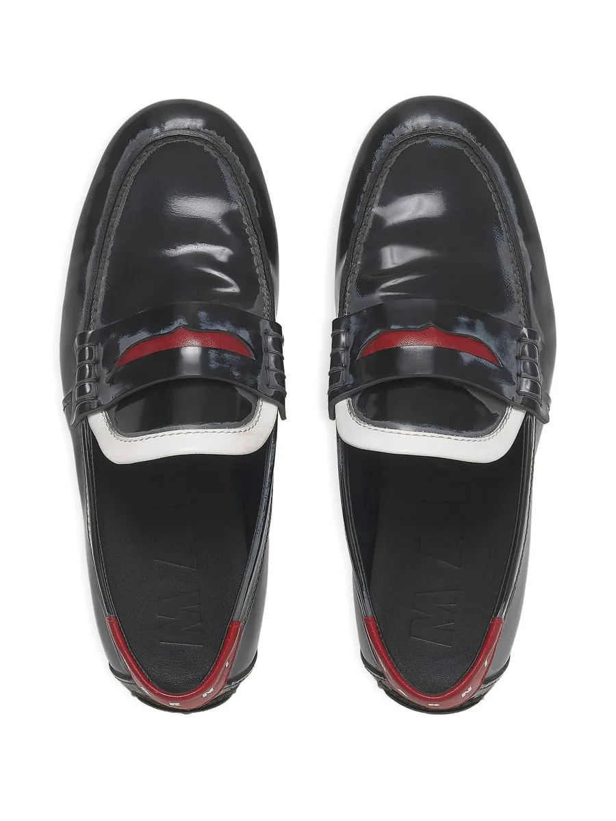 penny-strap leather loafers 6