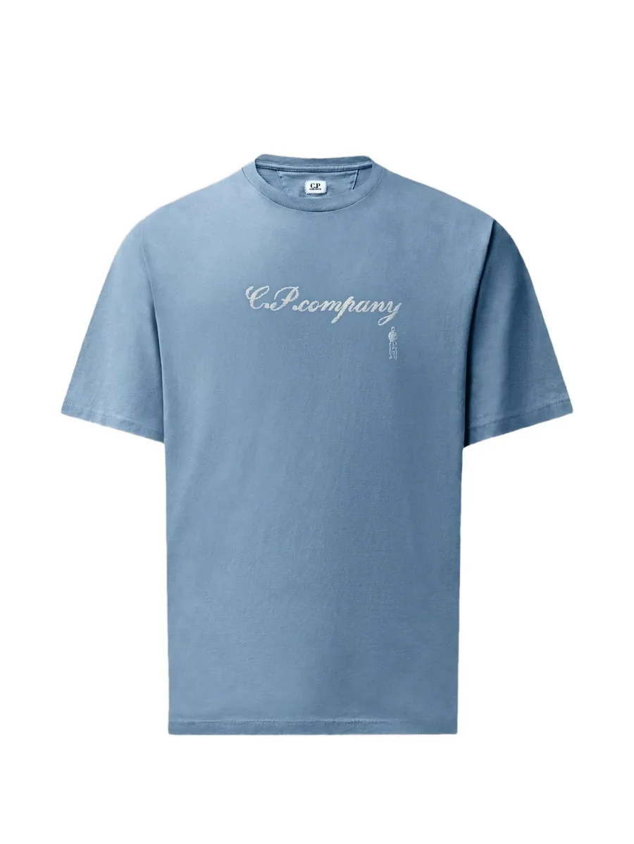 30/1 jersey short-sleeve logo T-shirt 1