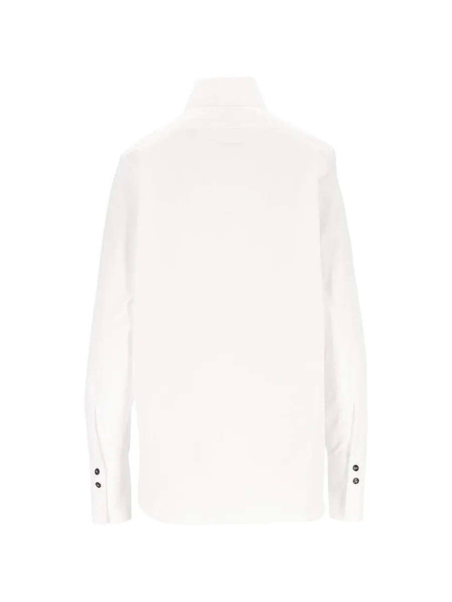 Alvina high-neck button-down shirt 2