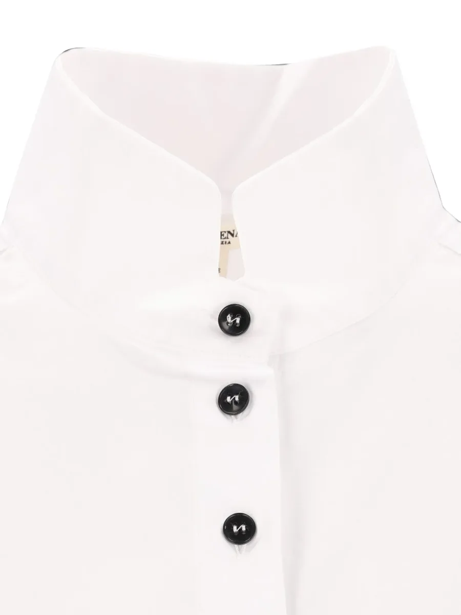 Alvina high-neck button-down shirt 4