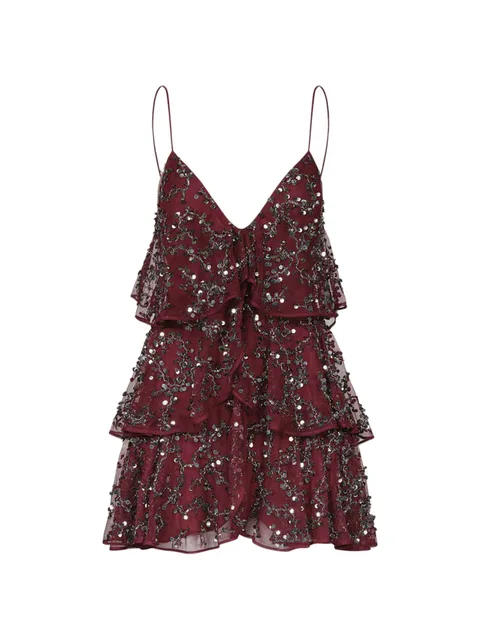 Fluvial Adventure sequin-embellished mini dress