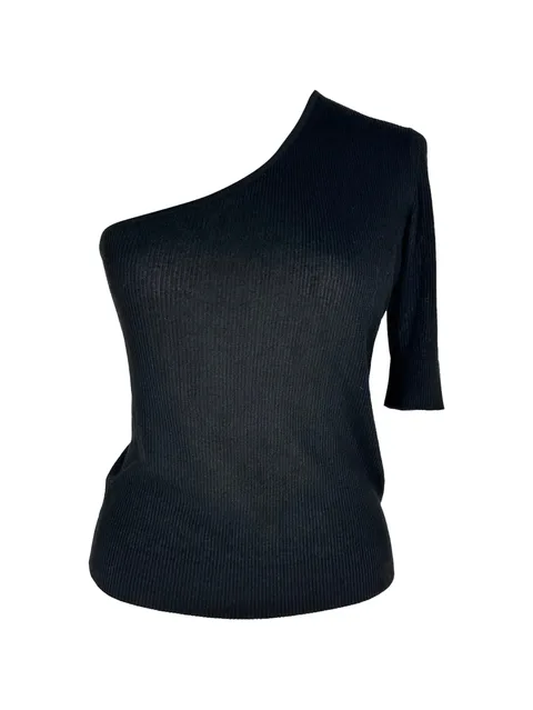 one-shoulder top