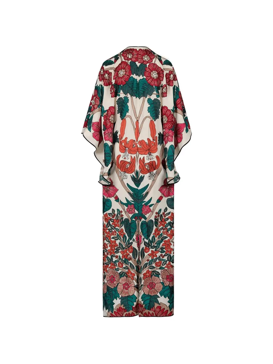 Papillon floral-print silk maxi dress 3