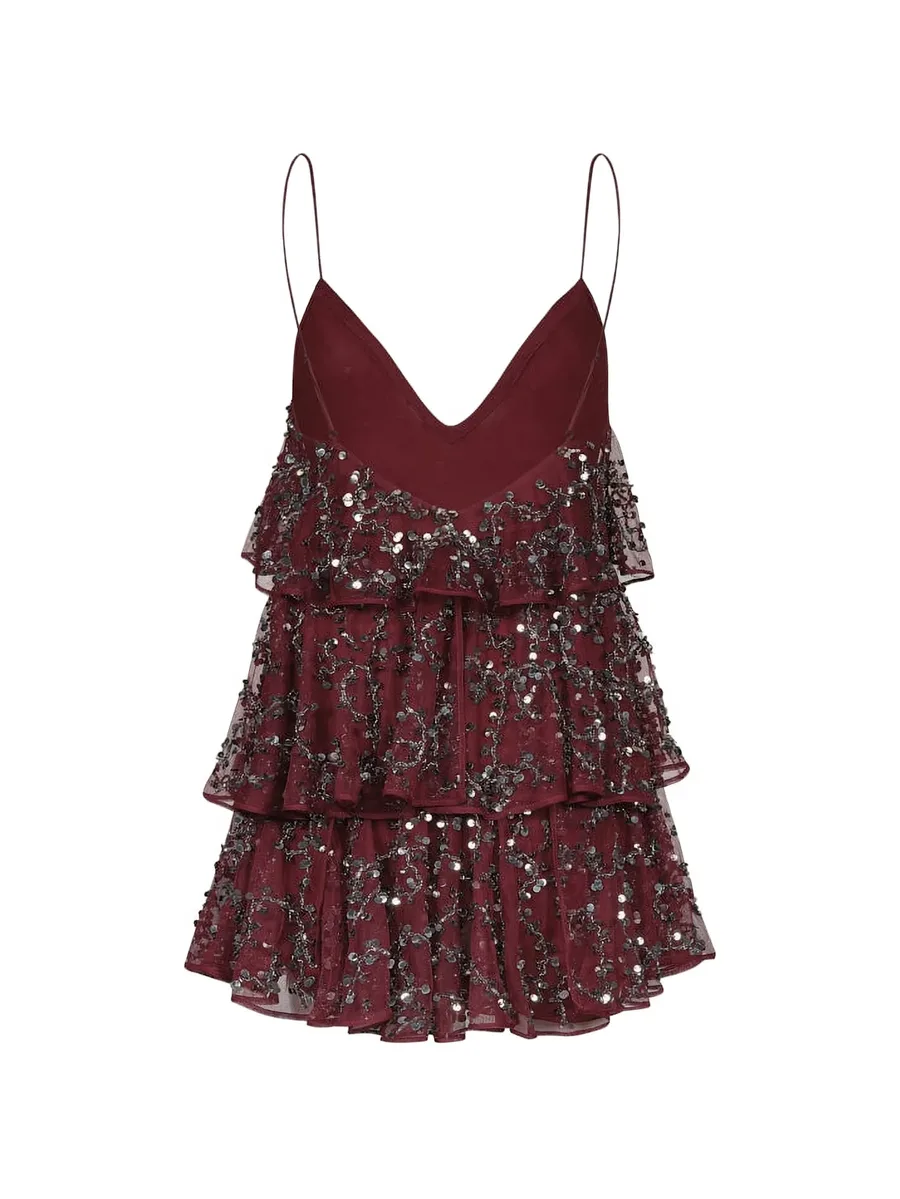 Fluvial Adventure sequin-embellished mini dress 3