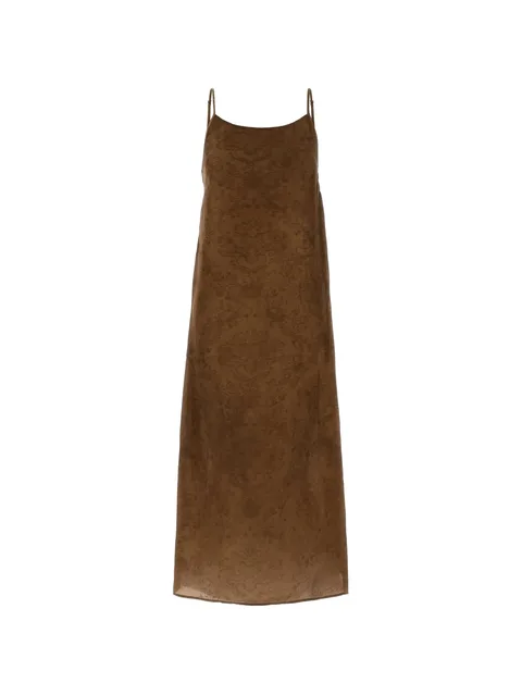 Anaya jacquard-pattern maxi dress