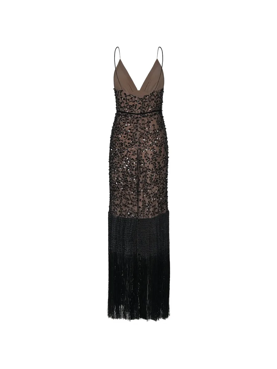 Noble Wanderer sequin-embellished fringe dress 2
