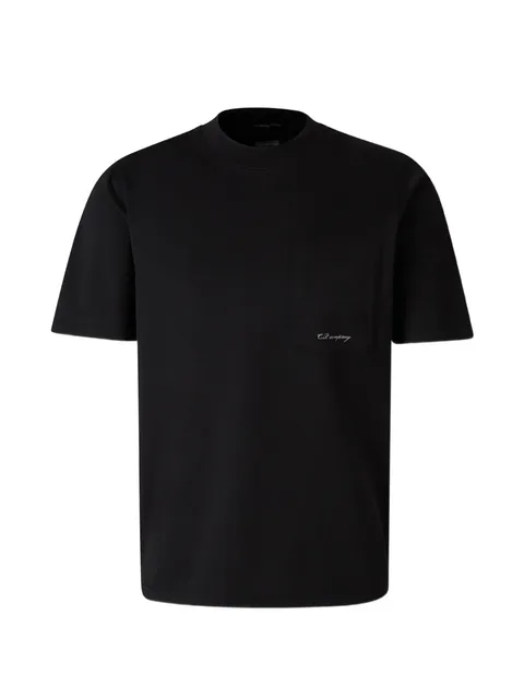 logo-print pocket T-shirt