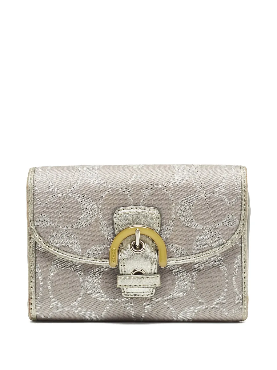 monogram buckle wallet 2