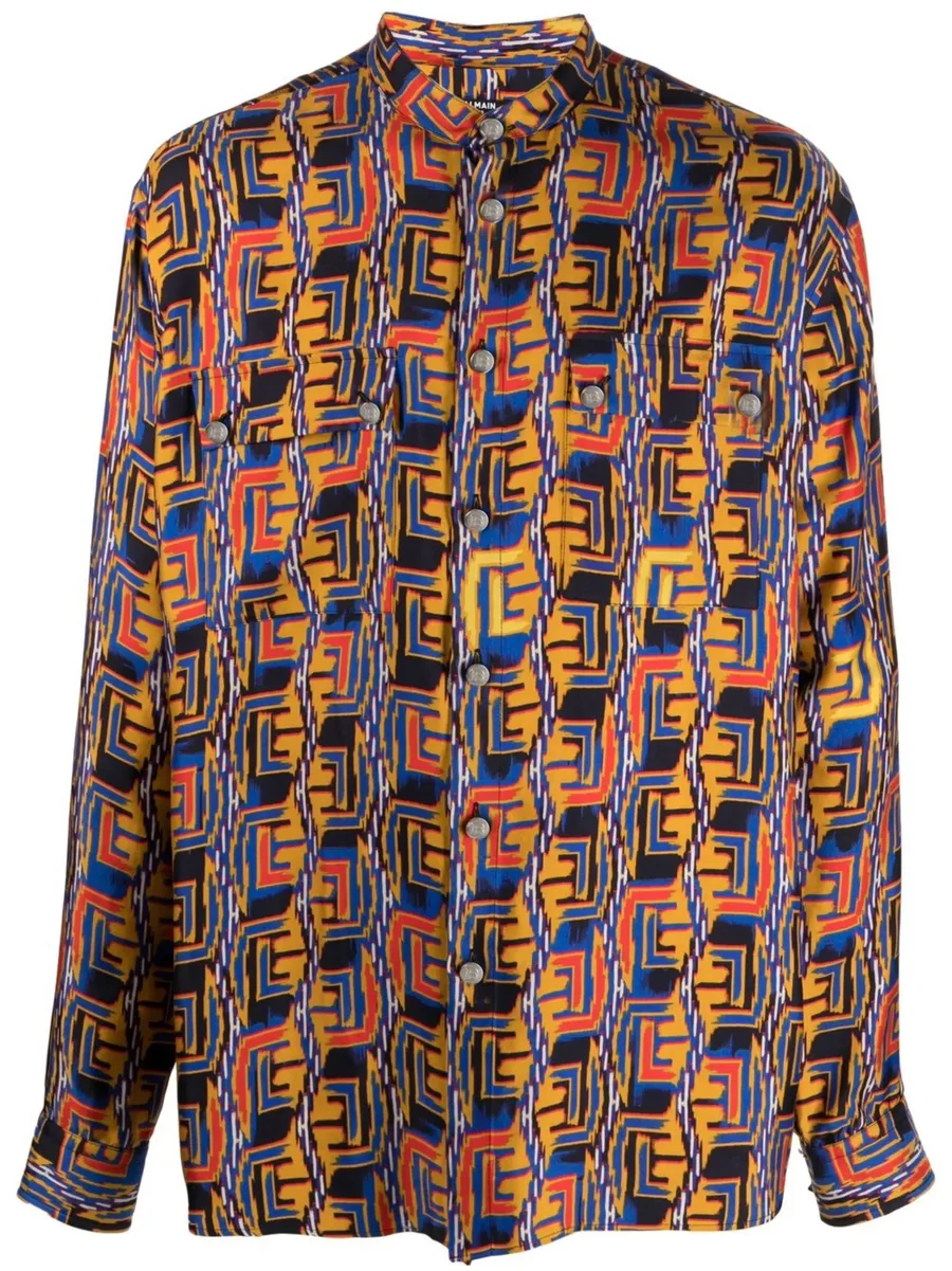 graphic-print shirt 1