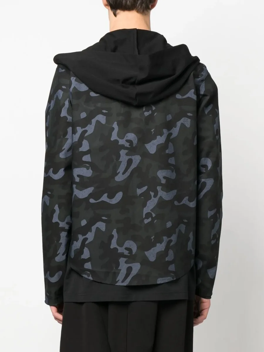camouflage-print hooded shirt 7