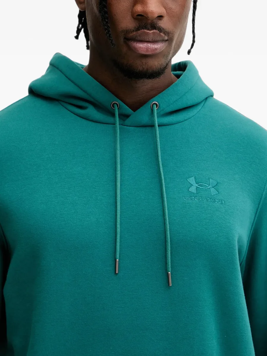 Icon logo-embroidered pouch-pocket hoodie 4