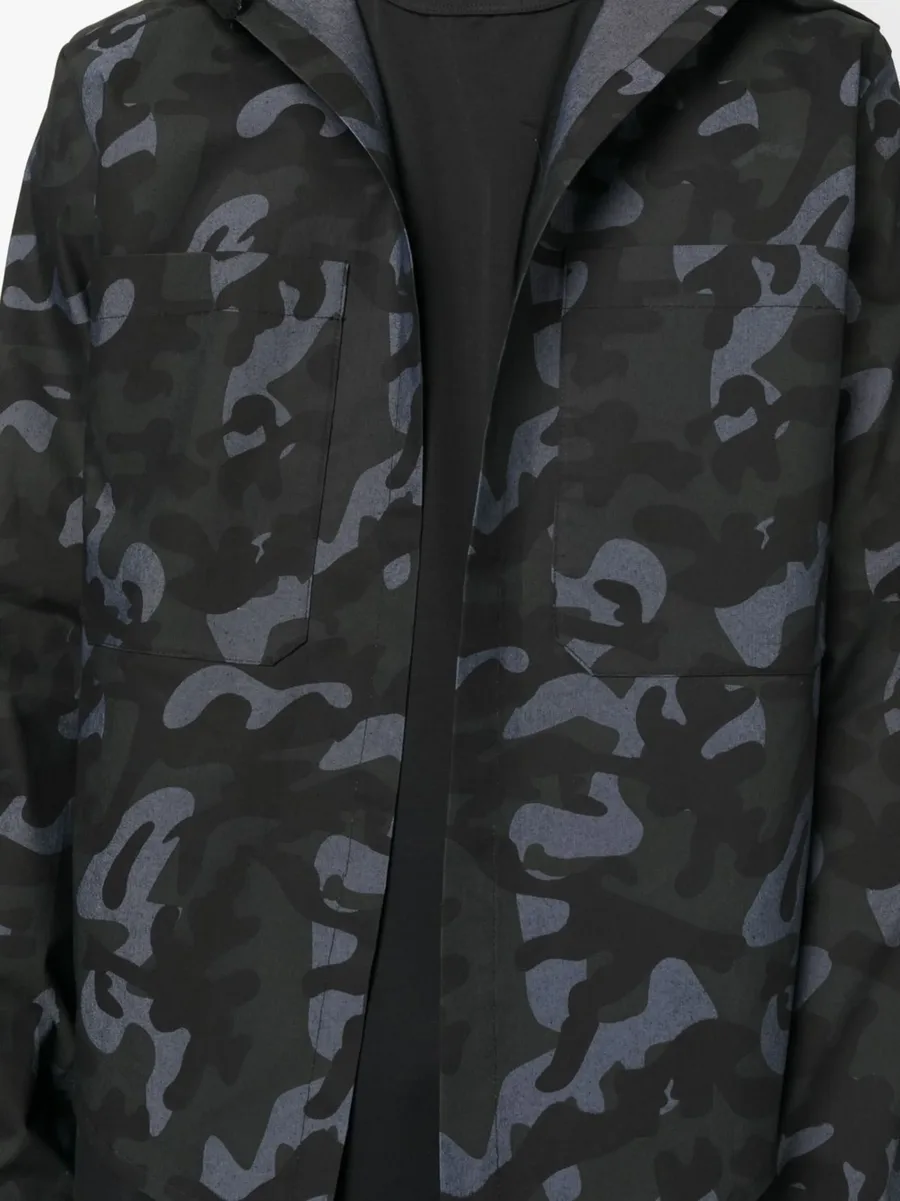 camouflage-print hooded shirt 10