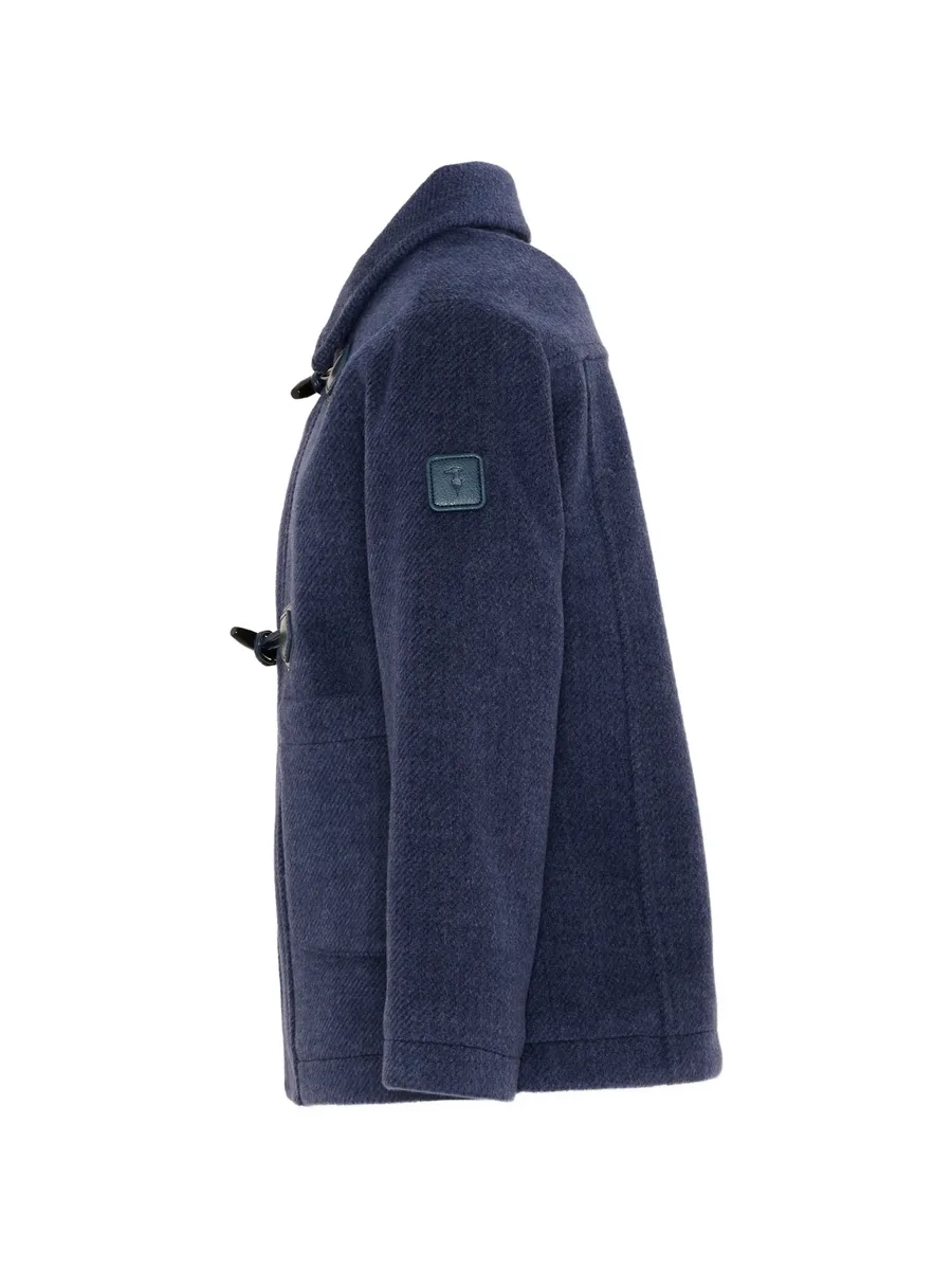 toggle-fastening patch-pocket coat 3