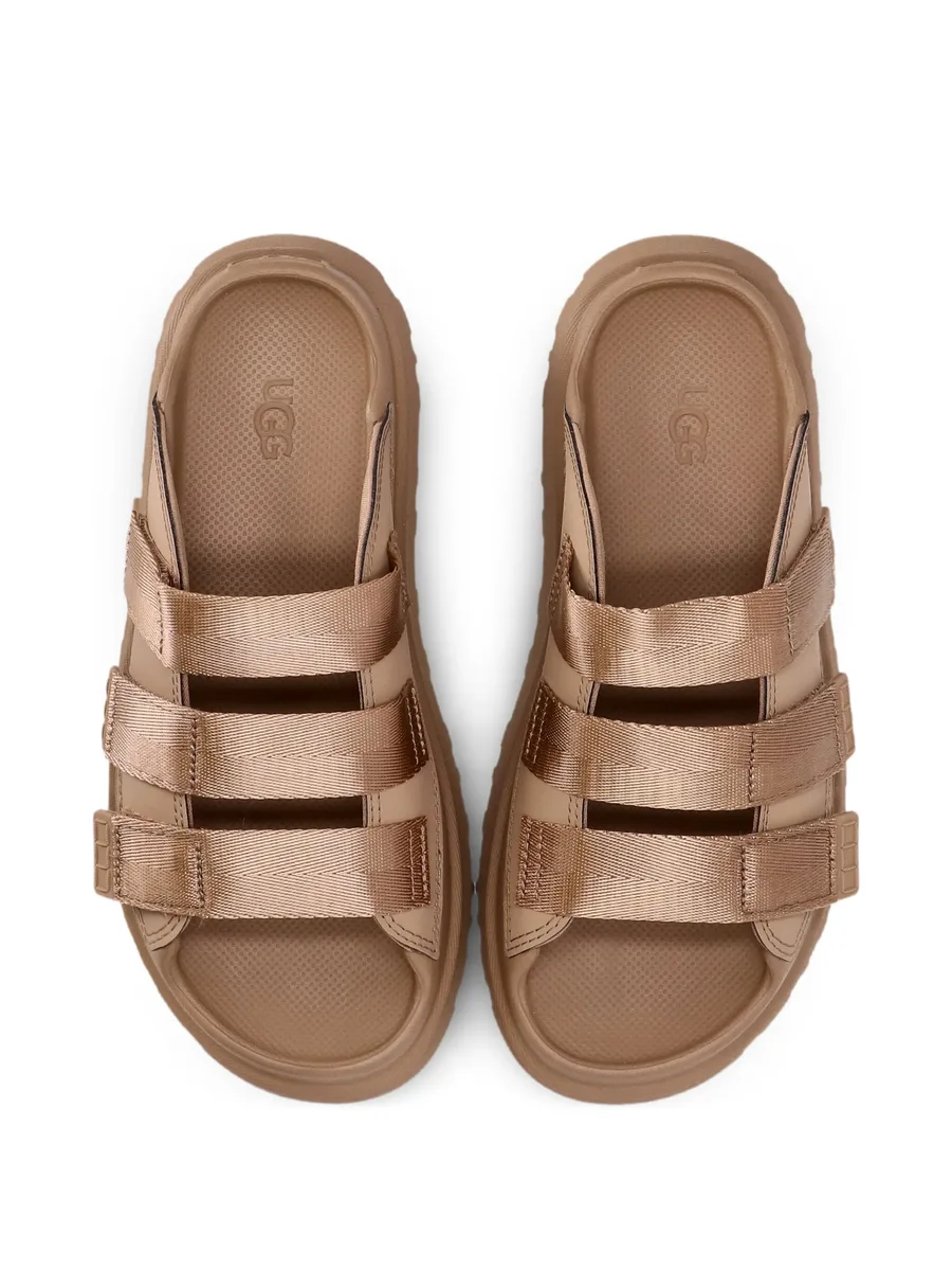 GoldenGlow touch-strap sandals 7