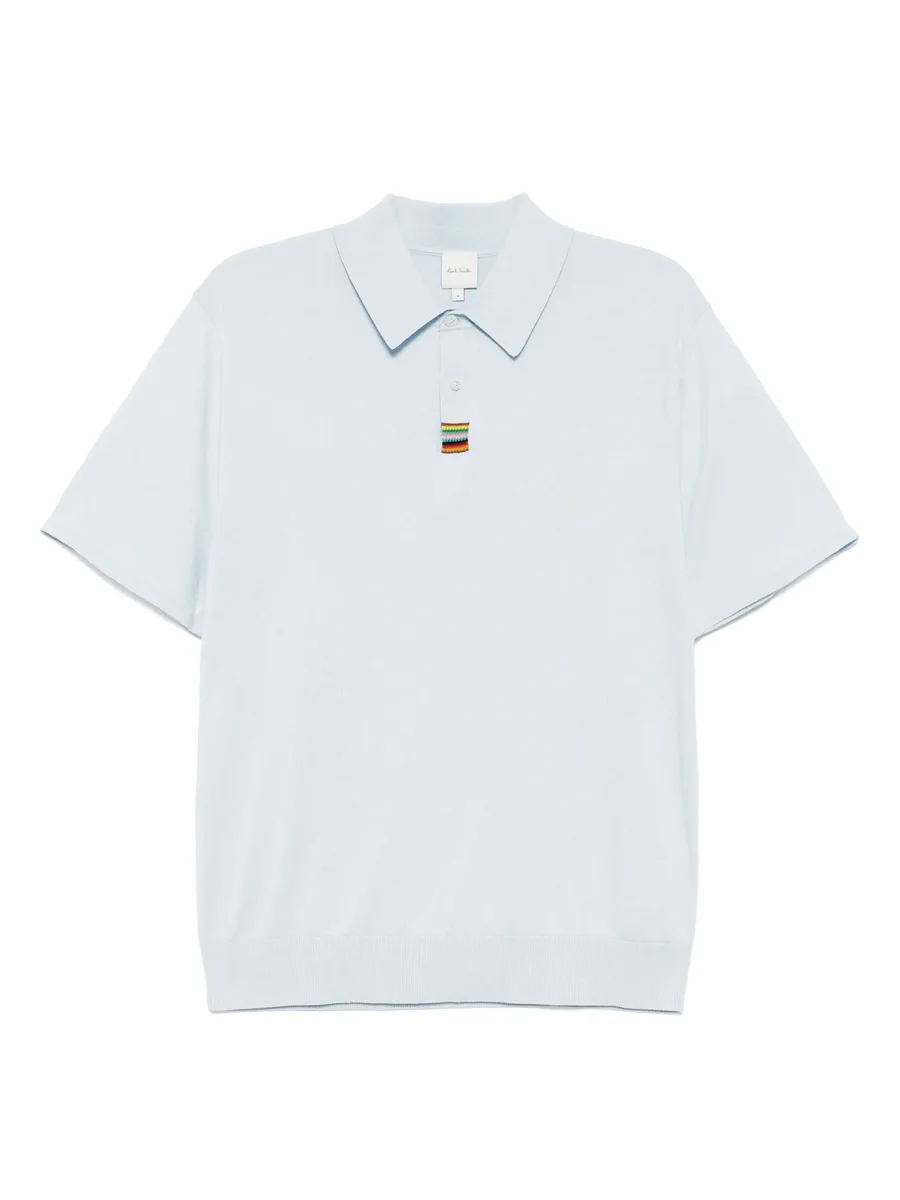 signature stripe detail polo shirt 1
